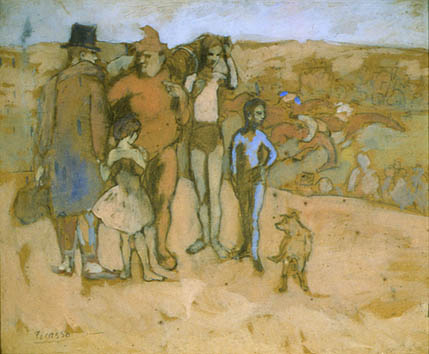 Les Saltimbanques at the Races - Picasso